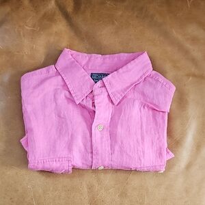 Ralph Lauren Pink Casual Button-Down Shirt